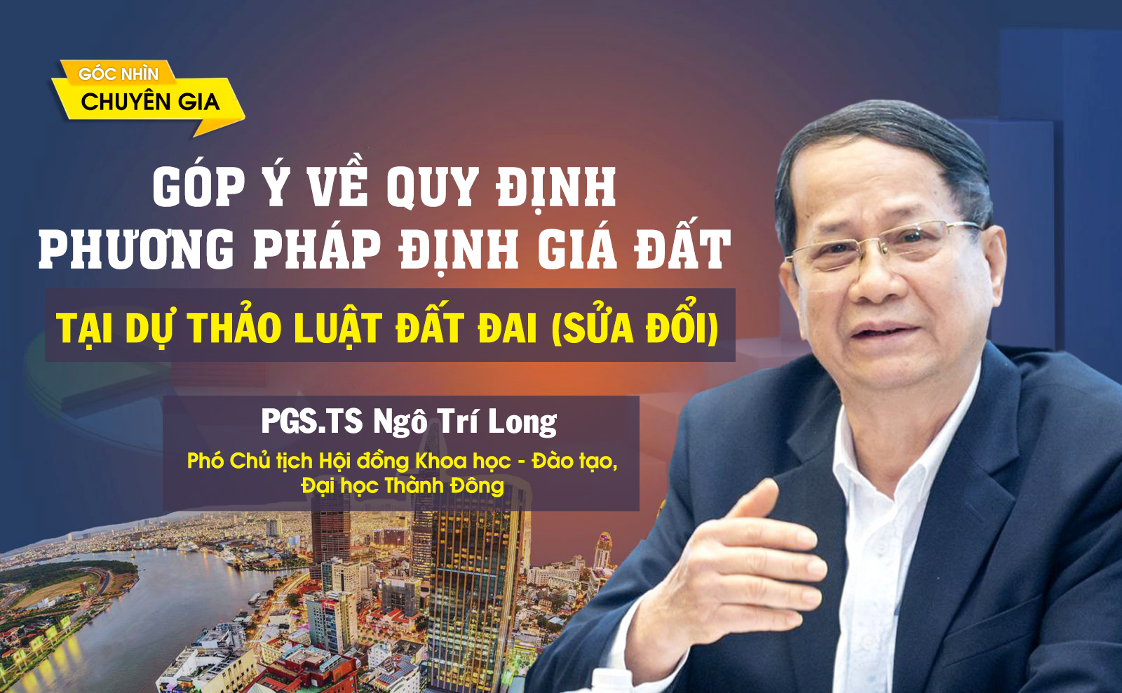 Góp ý về quy định phương pháp định giá đất tại dự thảo Luật Đất đai (sửa đổi)